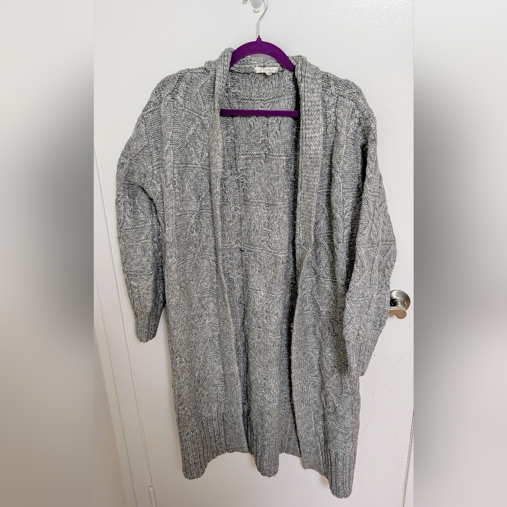 Z Supply Heather Gray Women's Cardigan